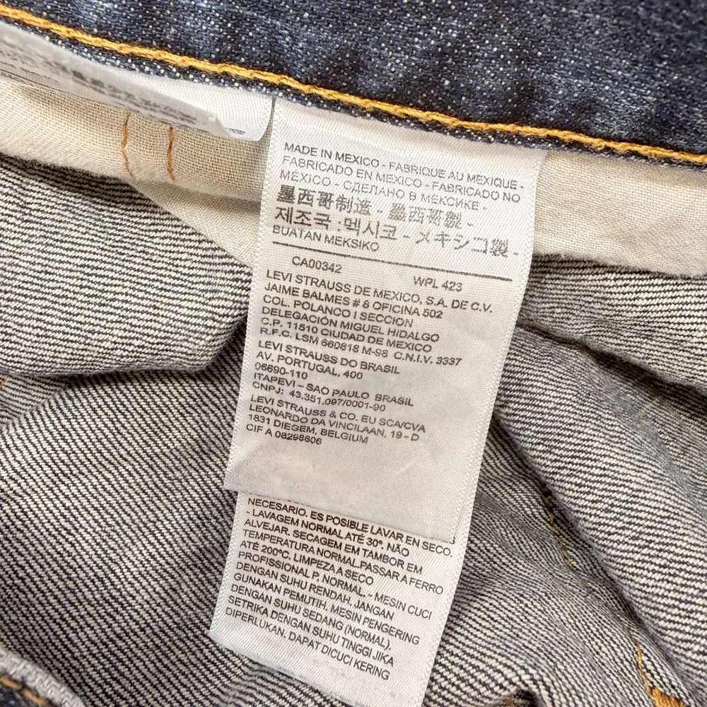 Levis 550 Relaxed Fit Jeans Mens 42x29 Medium Wash Blue Denim 01550-2765